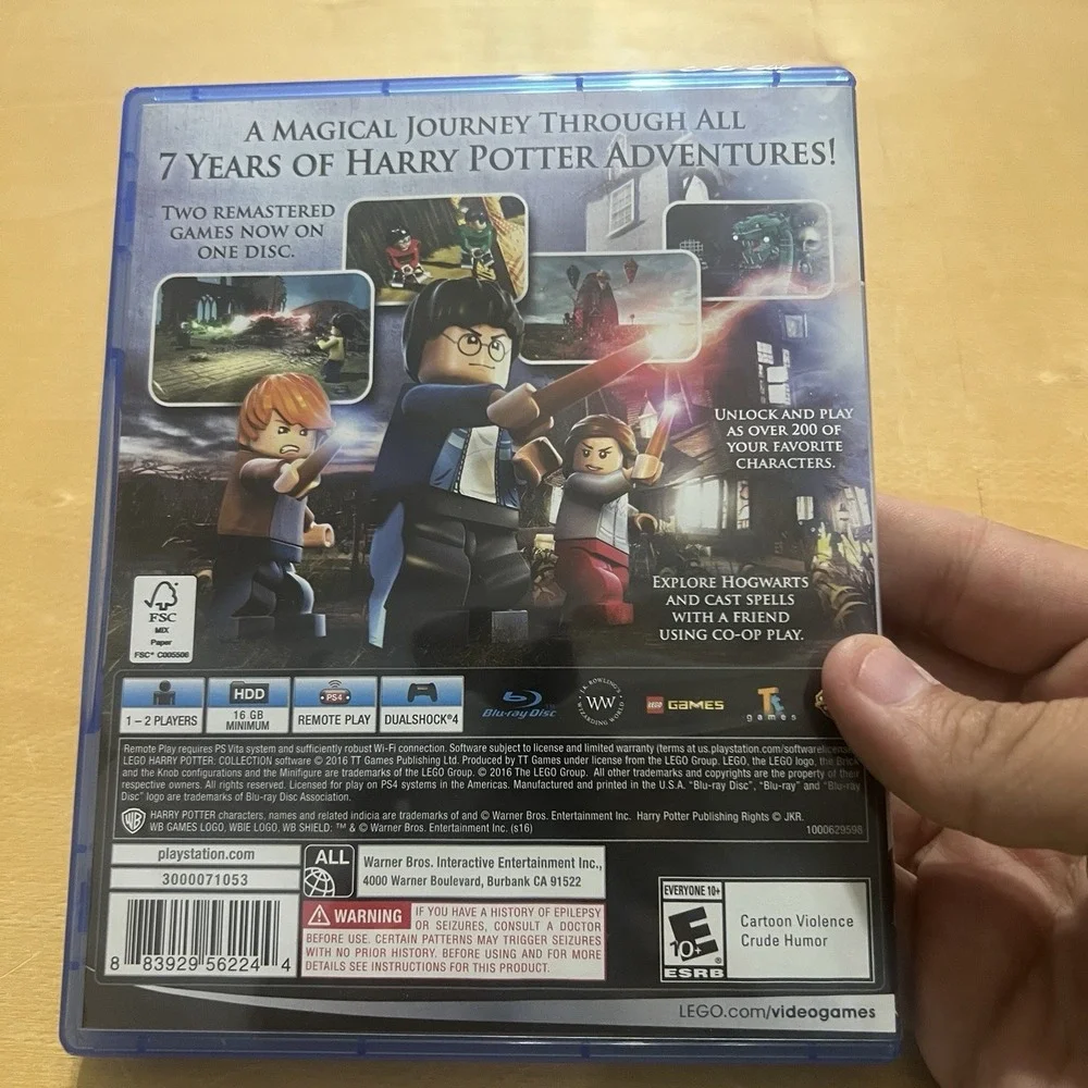 LEGO Harry Potter Collection PS4 (Sony PlayStation 4, 2016) Game
